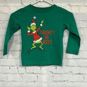 The Grinch Long Sleeve T-Shirt Size 3T